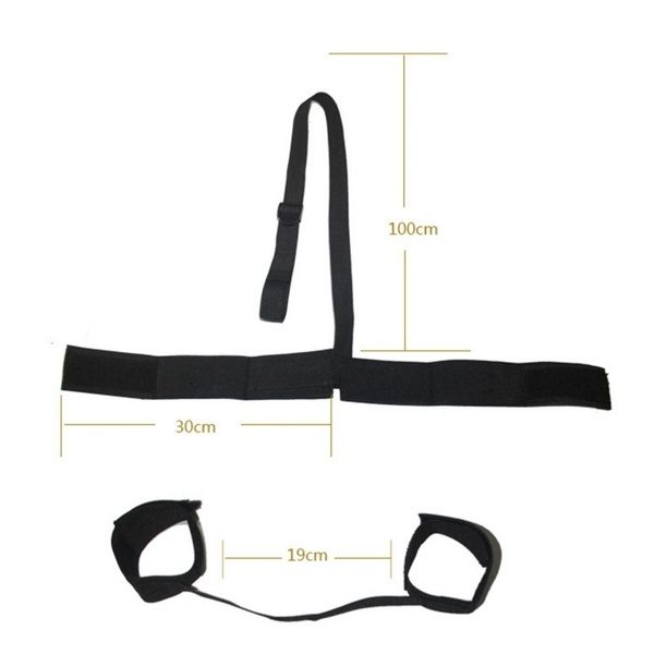 Hand Ankle Back Restraint Belt Bondage Rope Harness Sex Toys